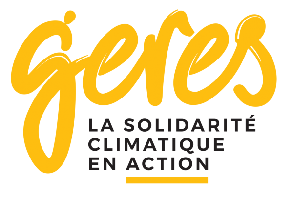 Logo du GERES, La solidarité climatique en action !